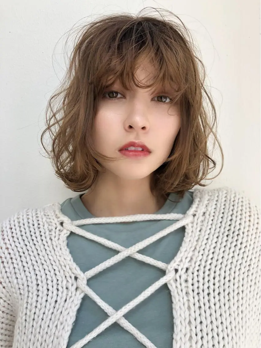 💖スペシャルフルメニュー💖(カット)×カラー×ゆるふわパーマ×極上トリートメントの写真