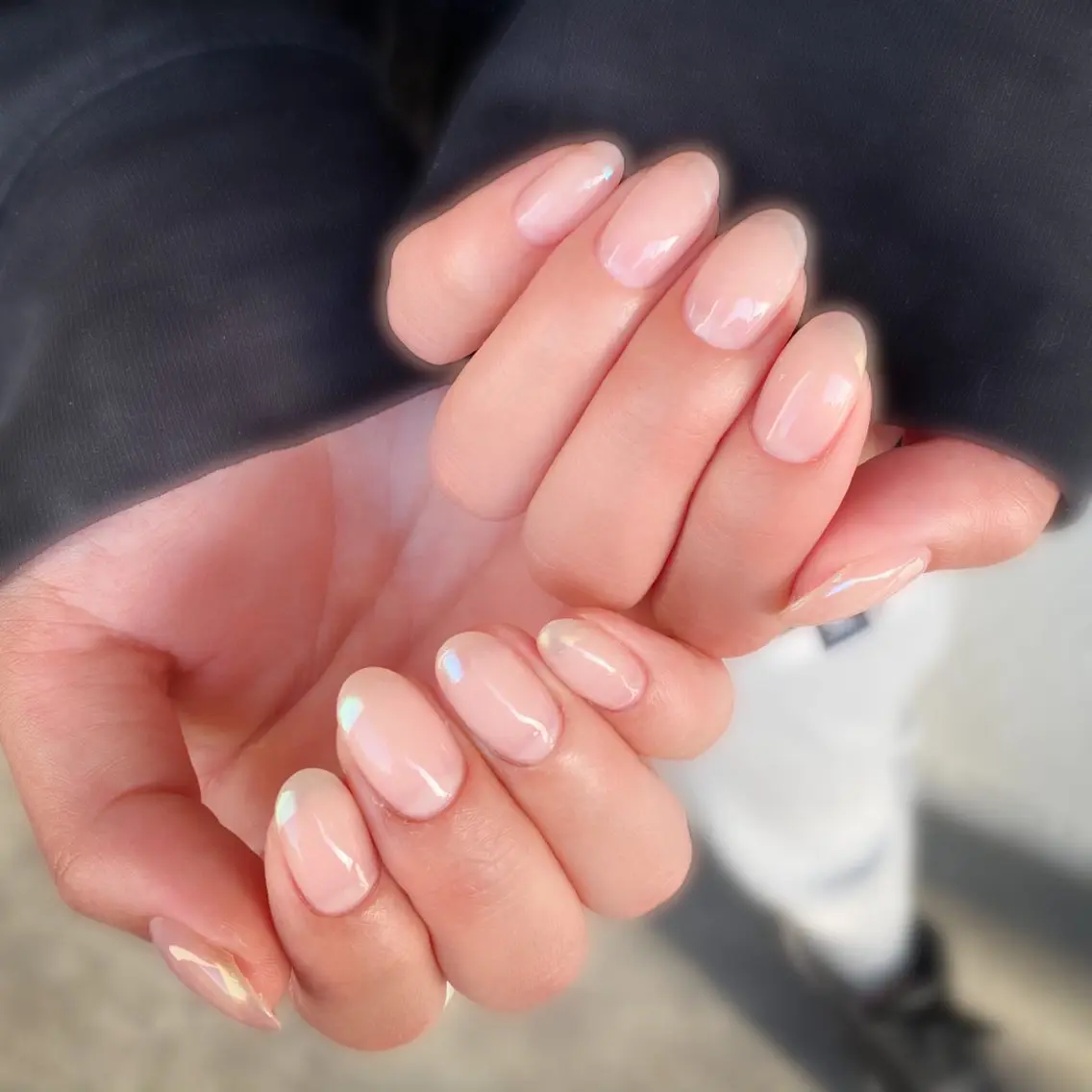 ネイル オーロラネイル フレンチネイル オフィスネイル &.nail/ ニュアンス/持込み可のネイルデザイン