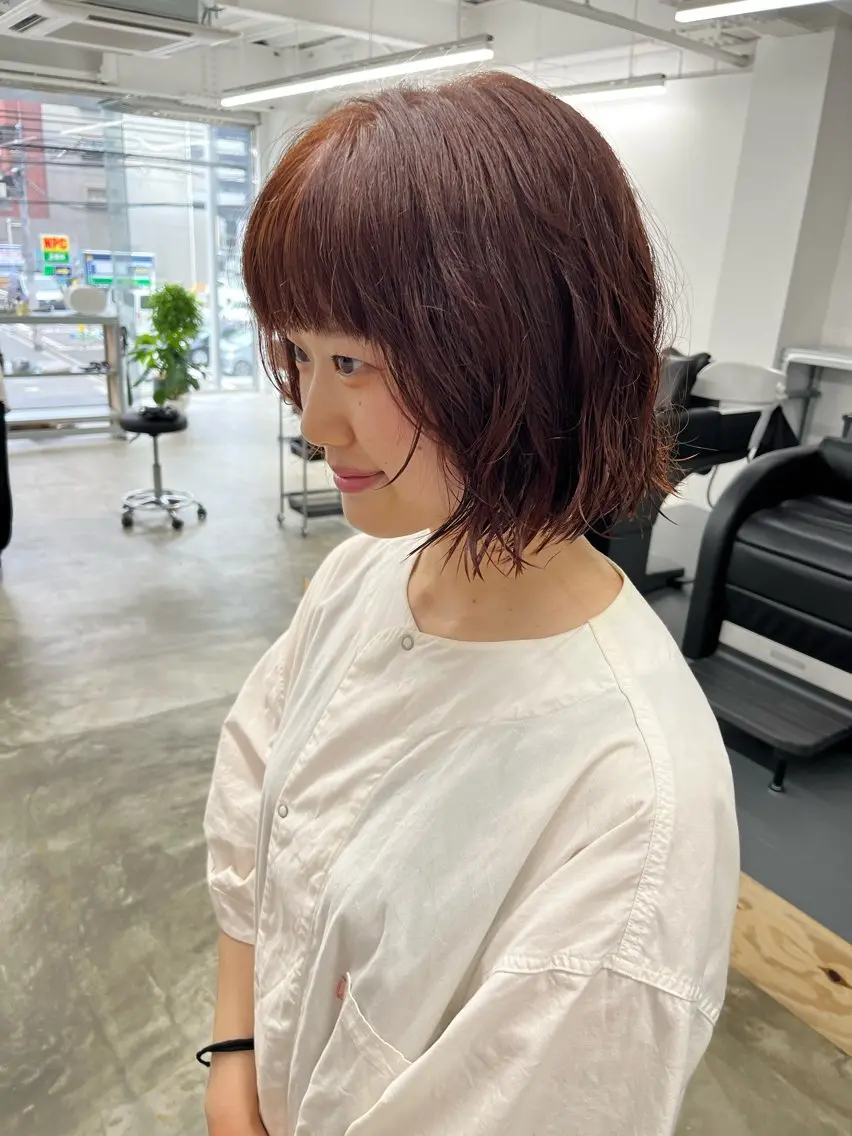 カラー 酒井 美里のヘアスタイル