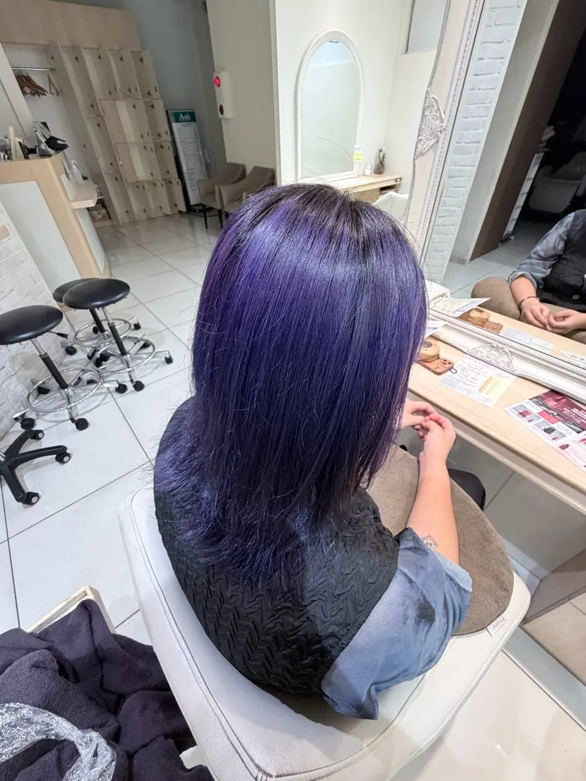 ミディアム ヘアカラー 渡邉 尚悟のヘアスタイル