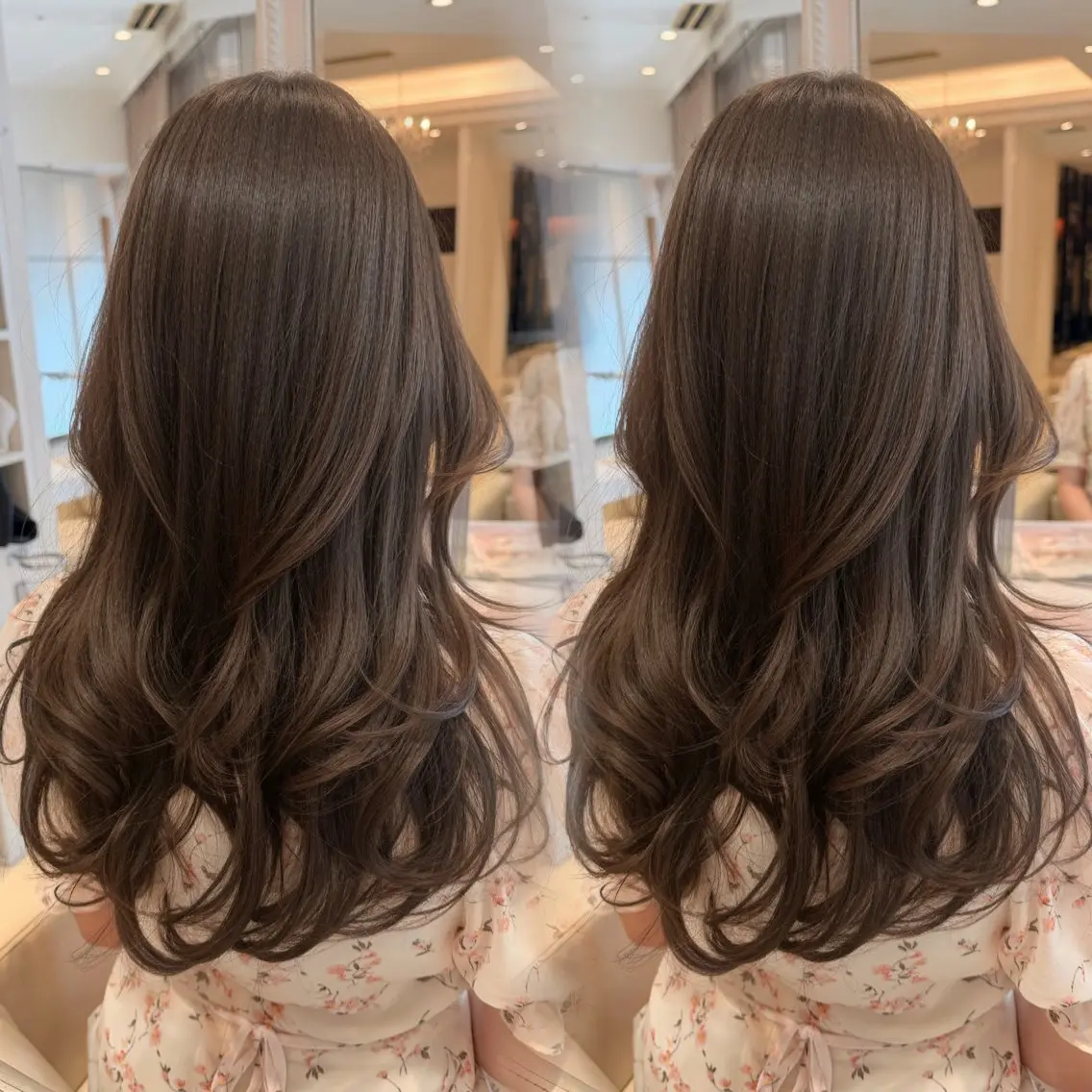 ロング ヘアカラー トリートメント 🎀中韓𝐌𝐈𝐗 𝐘𝐔𝐊𝐀🎀のマツエク・マツパデザイン
