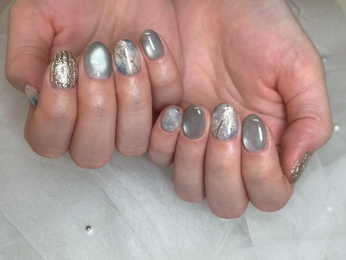 ネイル ハンドネイル なんば7nail YUZUHAのネイルデザイン