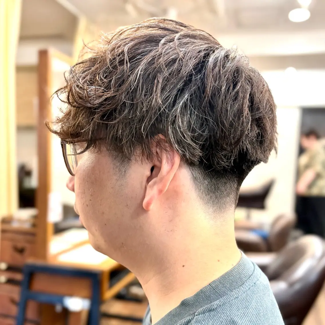パーマ メンズ カット パーマ トリートメント 💈直毛×ツイスパの プロ🥷清水真之介のヘアスタイル