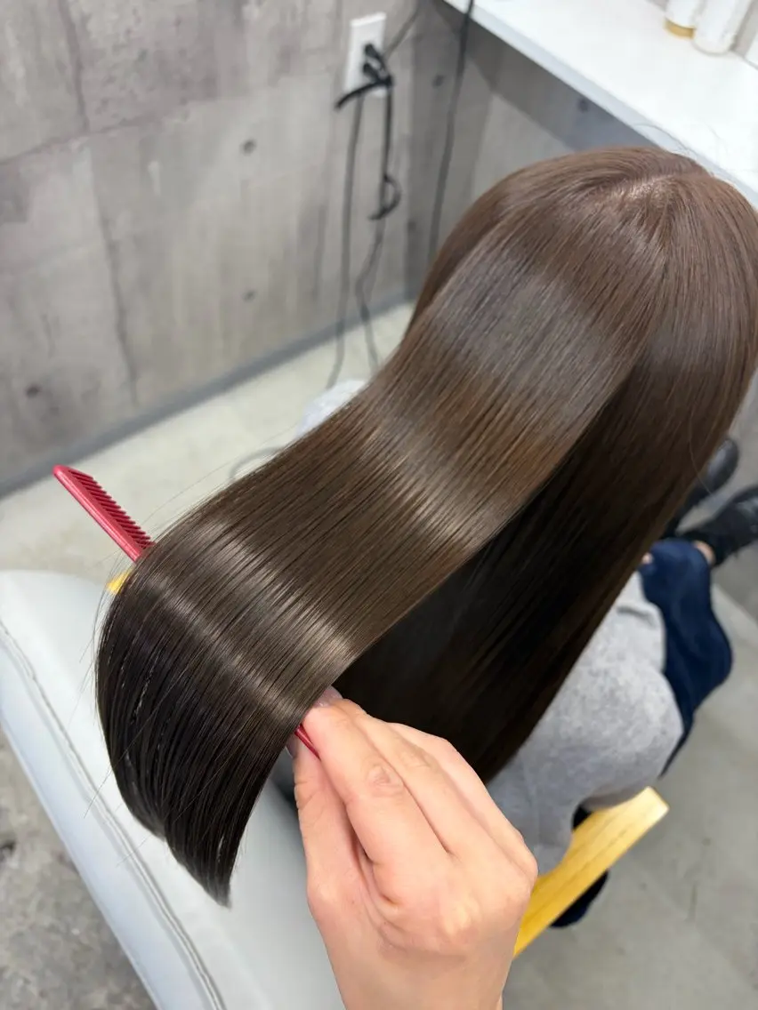 【カット+カラー+髪質改善】1日2名様限定❕似合わせ&極上のヘアケア✨の写真