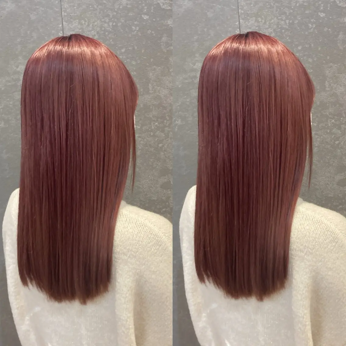 セミロング み うのヘアスタイル