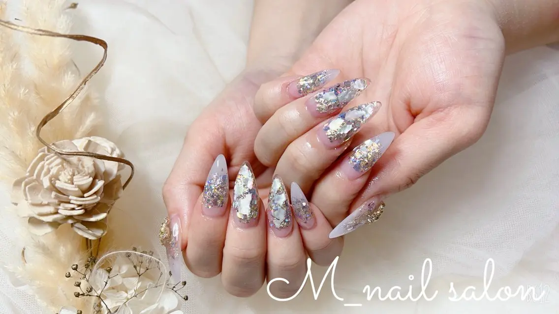 ネイル スカルプネイル ハンドネイル M_ nail salonのネイルデザイン
