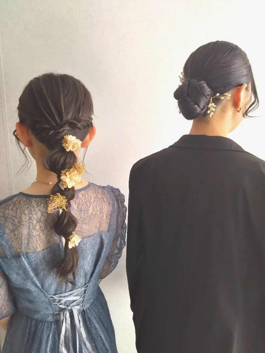 ロング ヘアセット Hair&Make Delight*のヘアスタイル