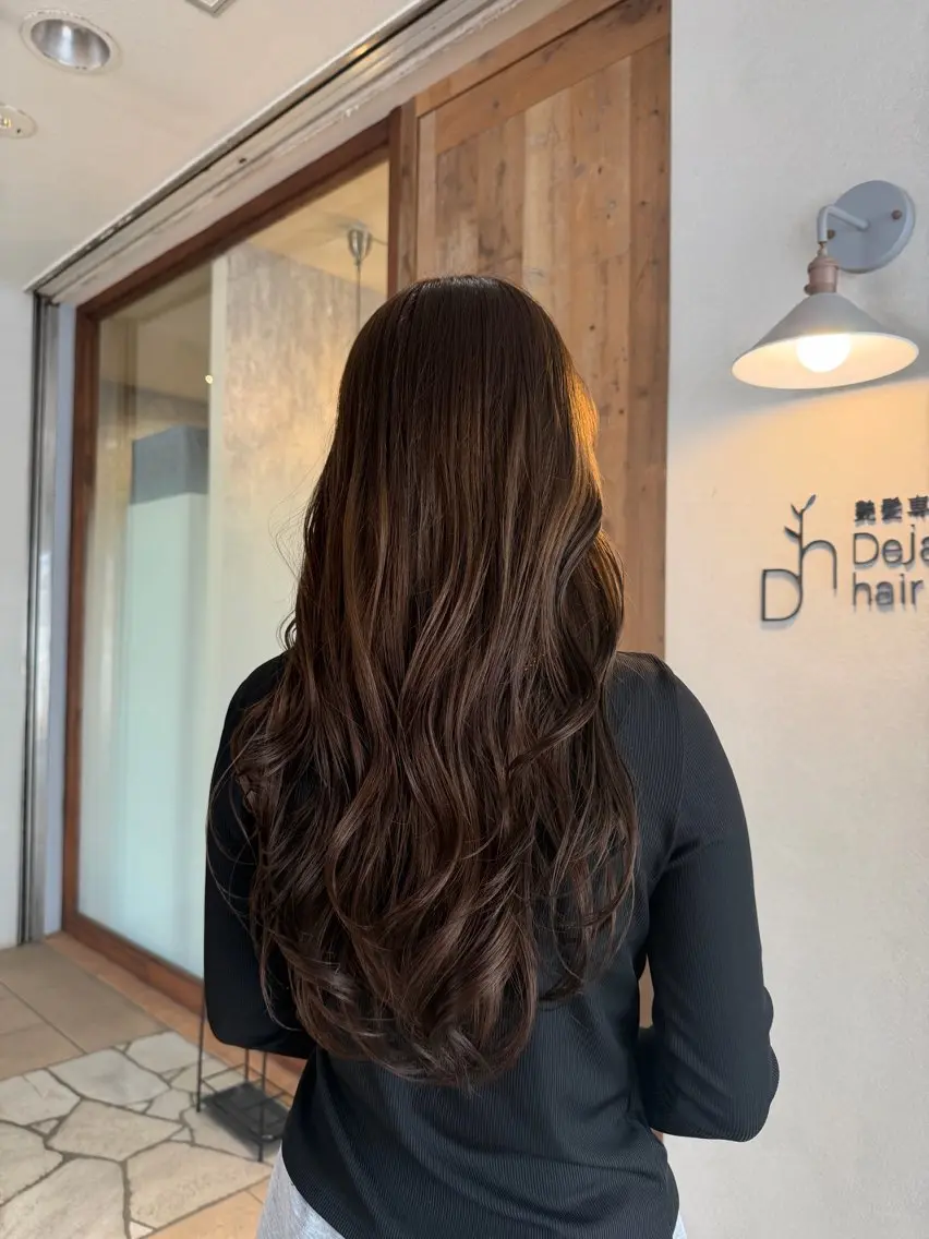 ロング ヘアカラー トリートメント KANAMI/透明感 カラー/髪質改善💫のヘアスタイル