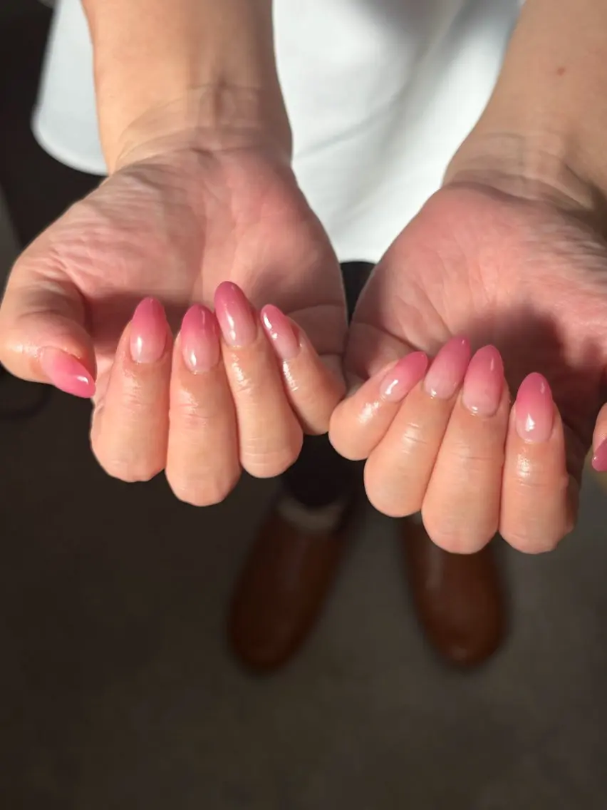 ネイル ジェルネイル グラデーション キラキラネイル マグネットネイル ニュアンスネイル ハンドネイル tamu nail 　金町のネイルデザイン
