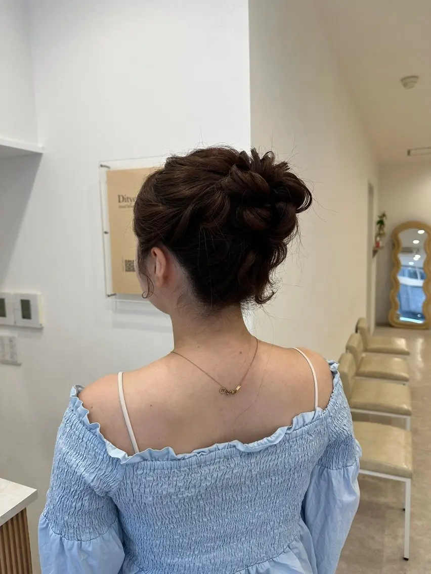 おだんごヘア限定メニューの写真