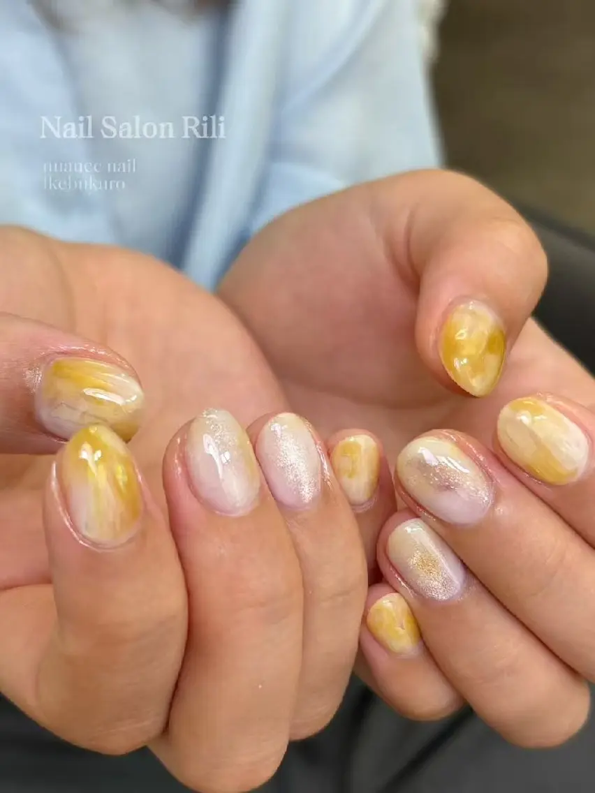 ネイル ニュアンスネイル シンプルネイル Natumiシンプル デザイン/深爪矯正のネイルデザイン