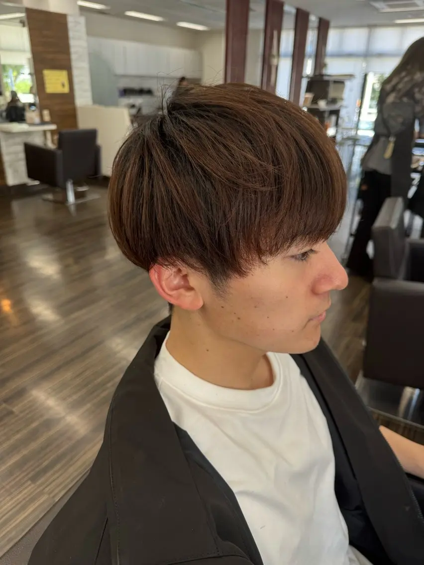 メンズ マッシュ ツーブロック 野原 姫菜のヘアスタイル