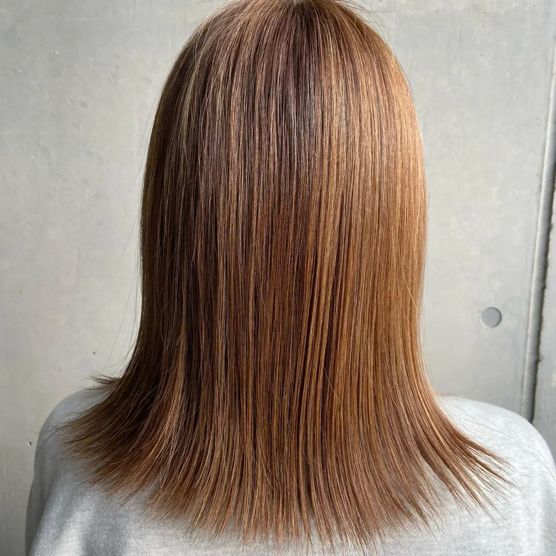 ミディアム カラー ヘアカラー トリートメント 💜推しインナー カラー/菊池柊真💜のヘアスタイル