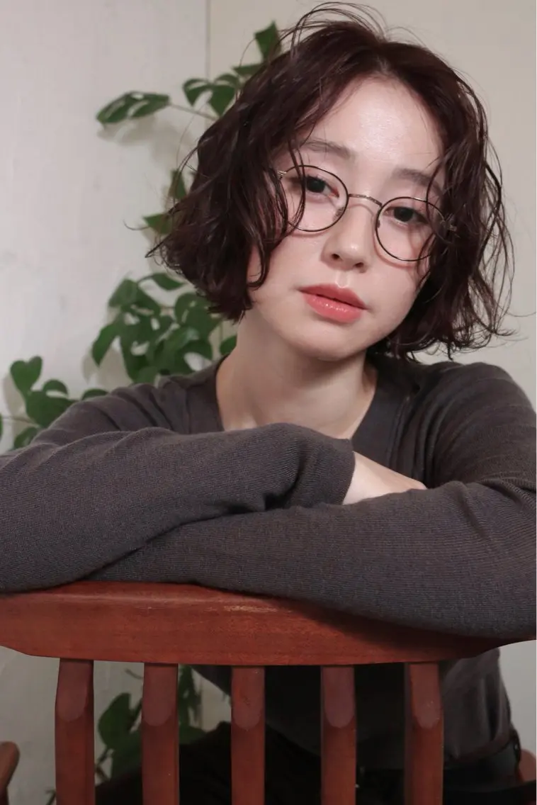 ショート カラー パーマ ボブ ショートヘア パーマ ooit 【オーイット】のヘアスタイル