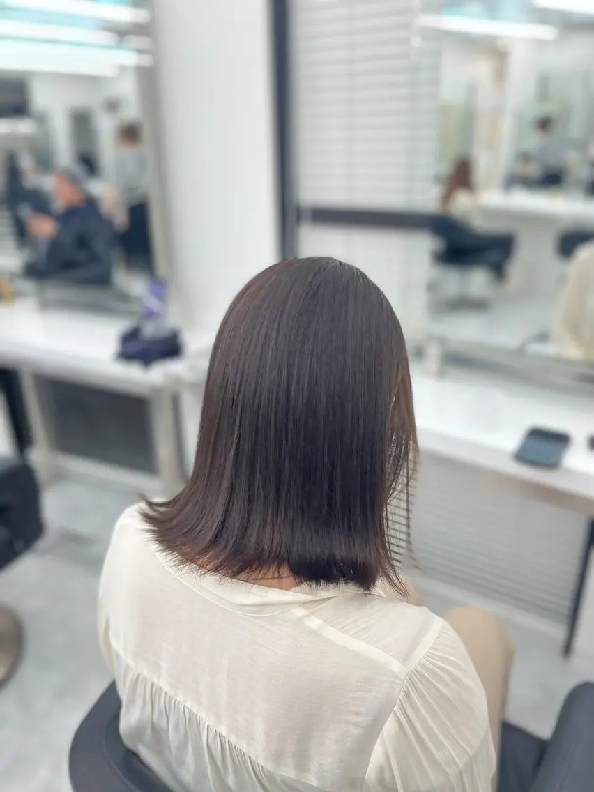 ミディアム カラー Zina熊本🫧 Kurehaのヘアスタイル
