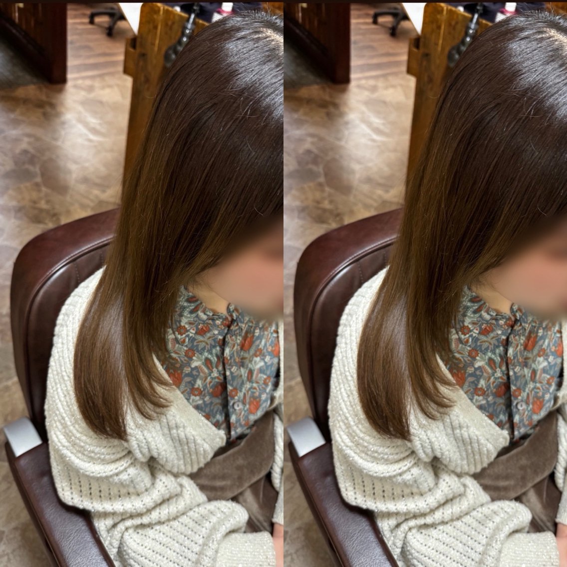 セミロング カラー ブラウンカラー レイヤーカット カット ヘアカラー トリートメント モデル様募集中🍒 りおのヘアスタイル