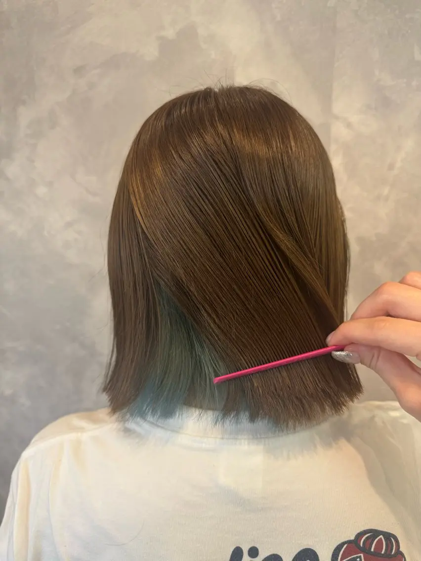 ショート カラー カット ヘアカラー トリートメント ヒヨシ ルナのヘアスタイル