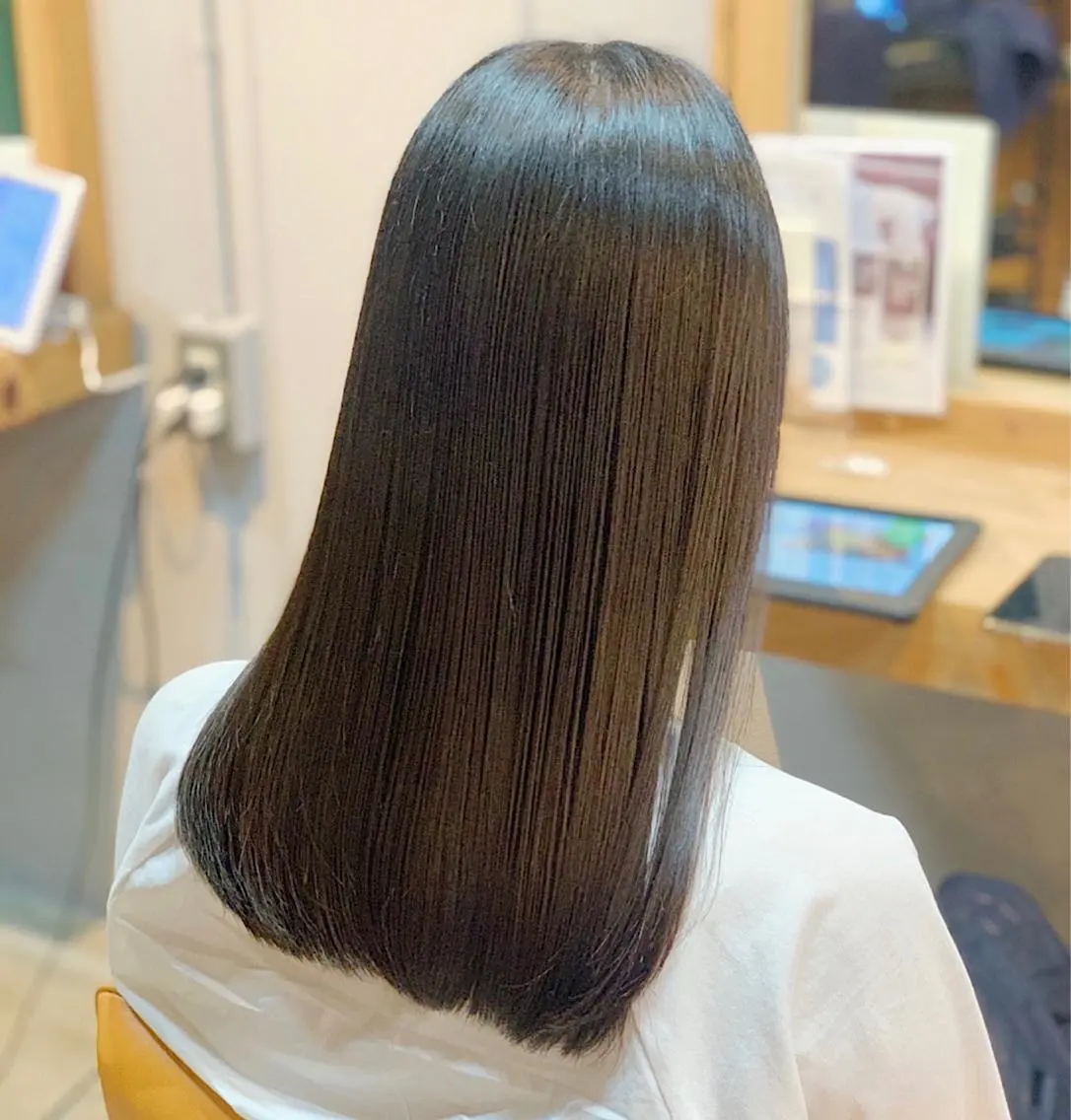 セミロング 🦋韓国系指名No1 店長/圓山 祐也🦋のヘアスタイル
