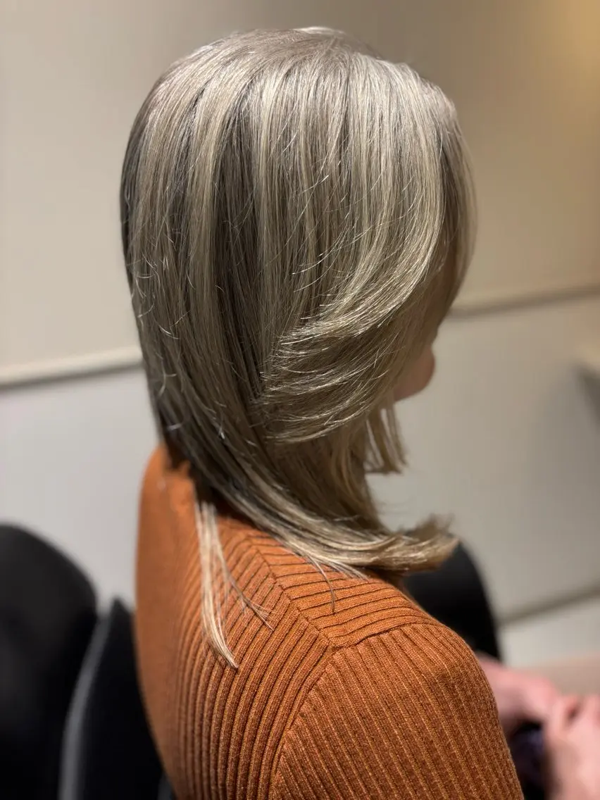 ロング 顔周りカット レイヤーカット 石村  カットモデル 丁寧なカットブロー✨のヘアスタイル