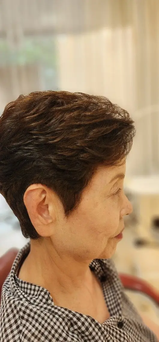 ショート カラー パーマ hairmake Juinのヘアスタイル