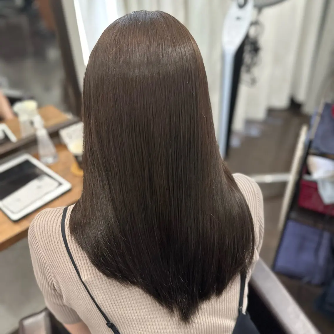 セミロング カラー ヘアアレンジ カット ヘアカラー トリートメント DANY🦋名駅✂︎ 艶髪/透明感カラーのヘアスタイル