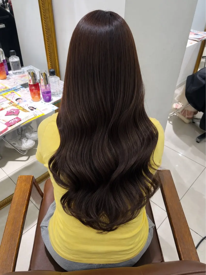 ロング 韓国風・透明感・艶髪 🩵Hanaka◝✩のヘアスタイル