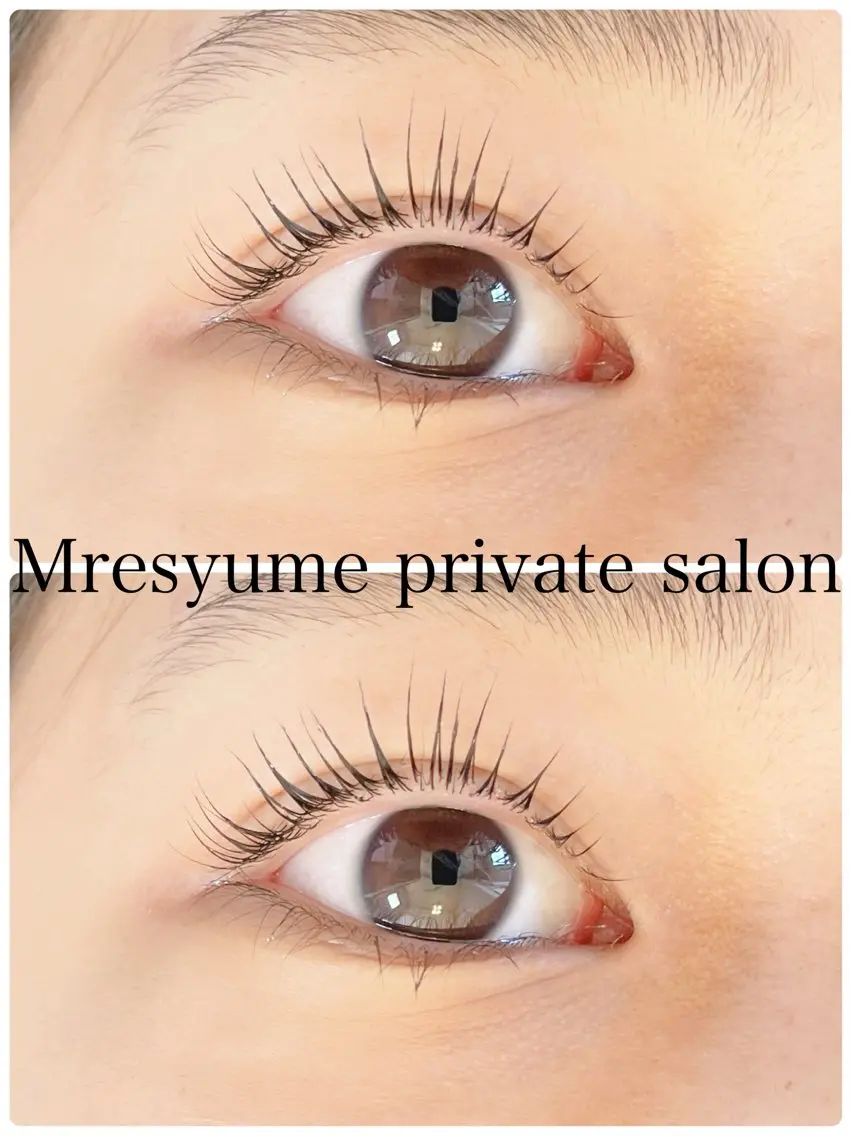 マツエク・マツパ マツパ Mresyume MAYUのマツエク・マツパデザイン