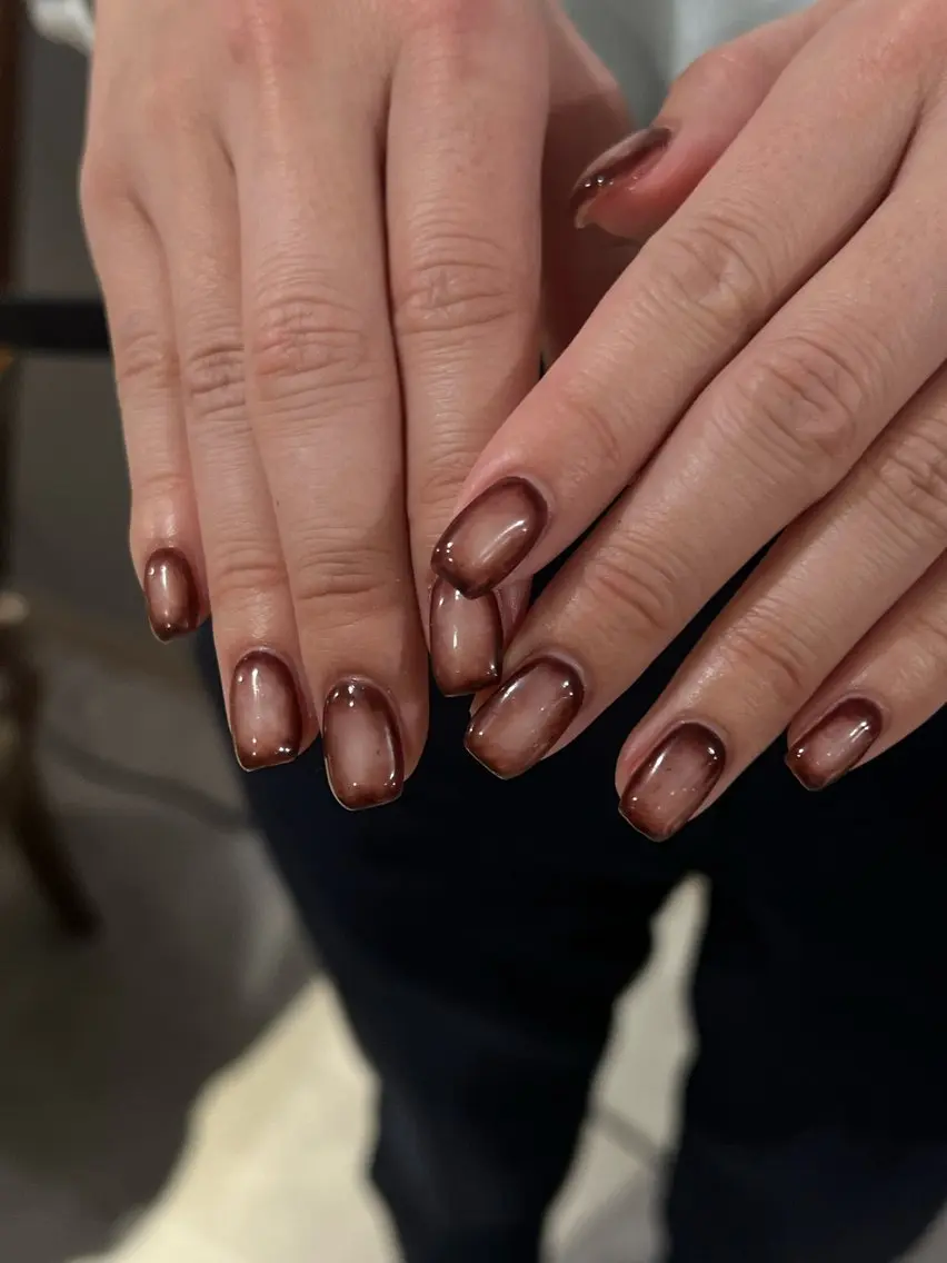 ネイル ハンドネイル Hata nail 🎀個性派ニュアンスのネイルデザイン