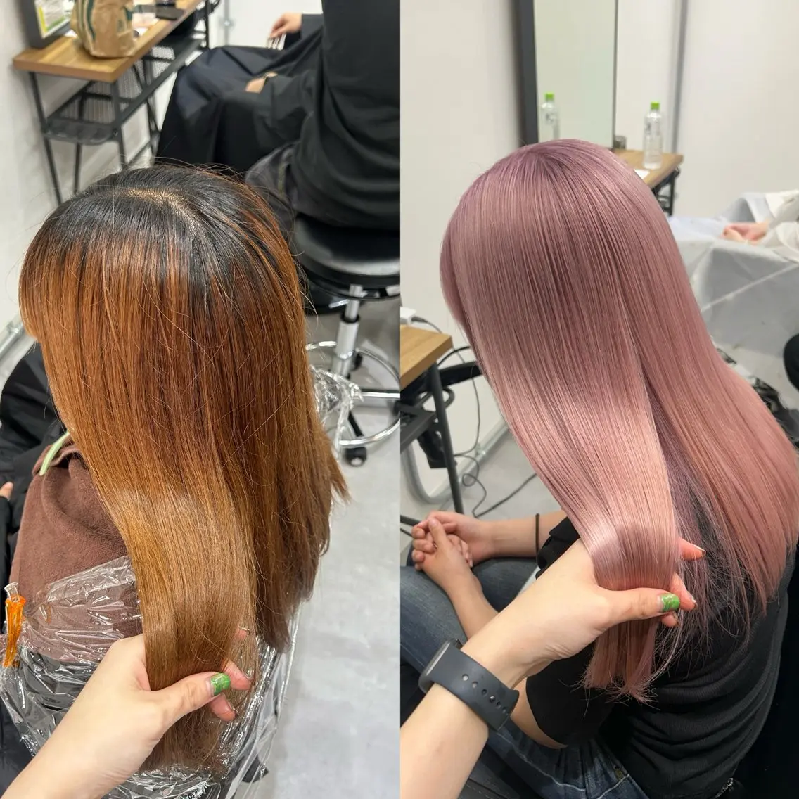 ロング ヘアカラー ENA💗NEXT /ハイトーンエクステのヘアスタイル
