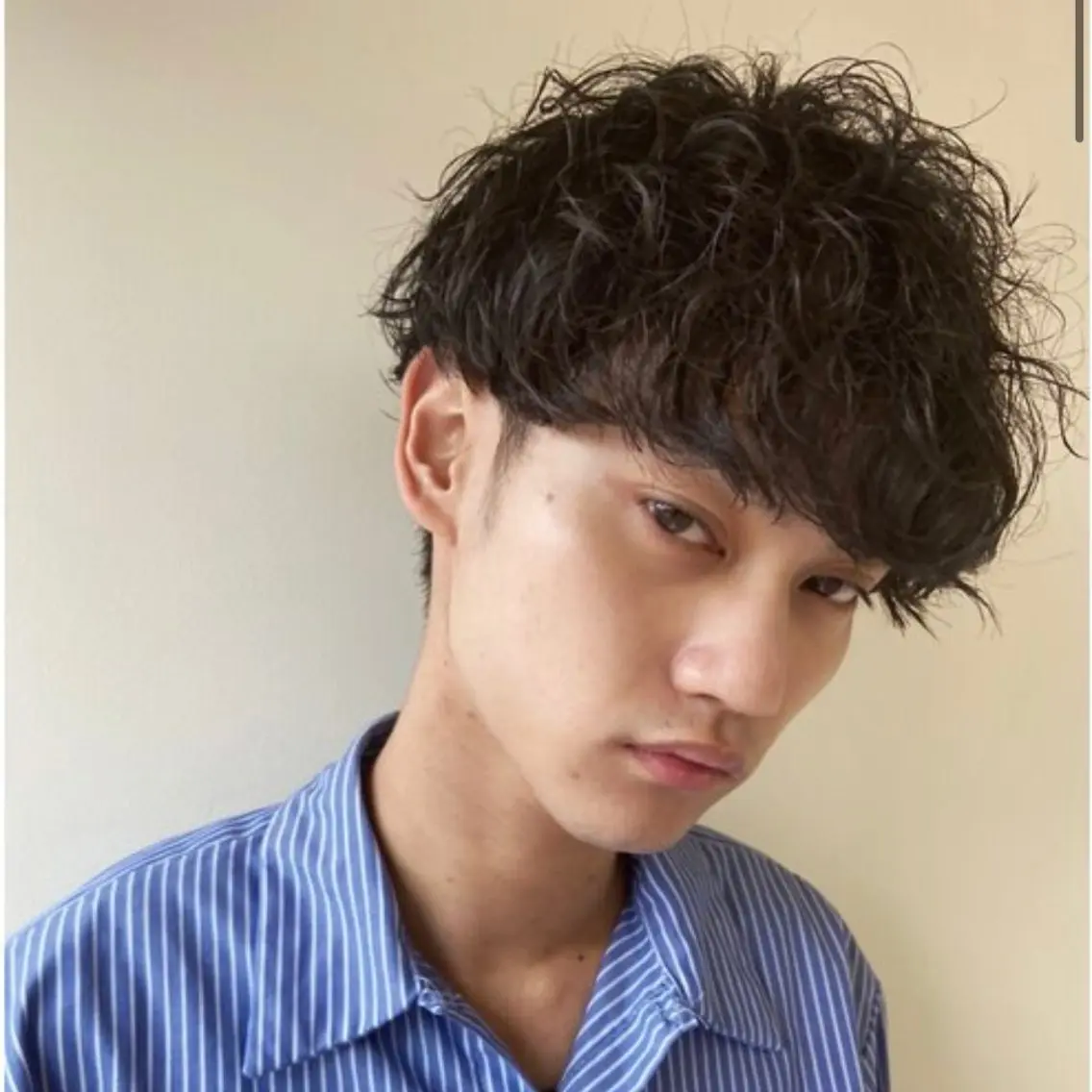 【メンズ限定】髪質改善クリームパーマ+骨格矯正カット+炭酸泉の写真