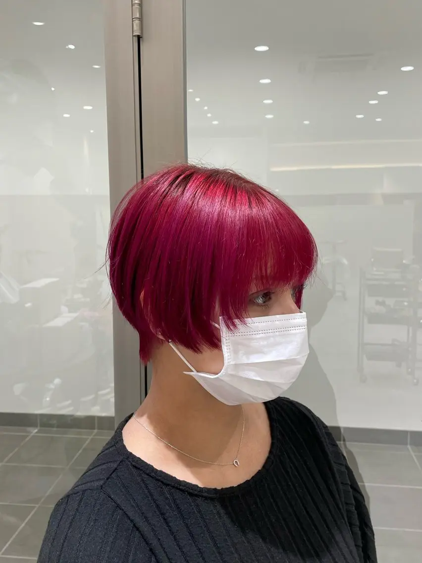 ショート カット ヘアセット/ 透明感カラー🎀あやのヘアスタイル