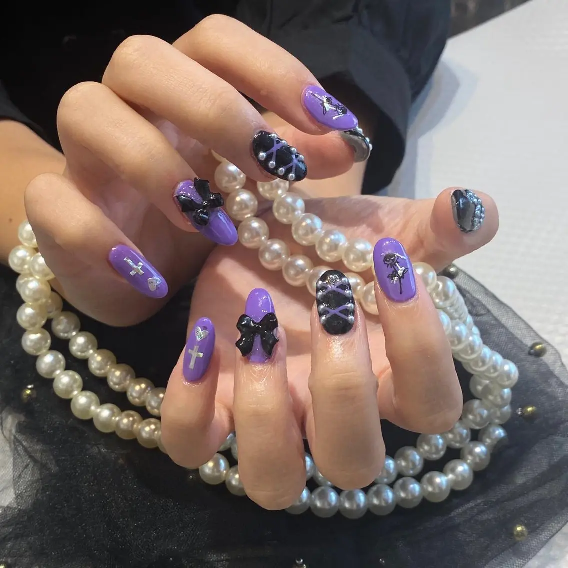 ネイル ハンドネイル Rie Nail Salonのマツエク・マツパデザイン