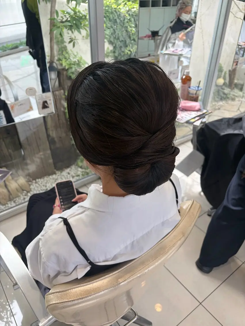 ヘアアレンジ のあ🍀ヘアカラー/ 透明感/アレンジのヘアスタイル