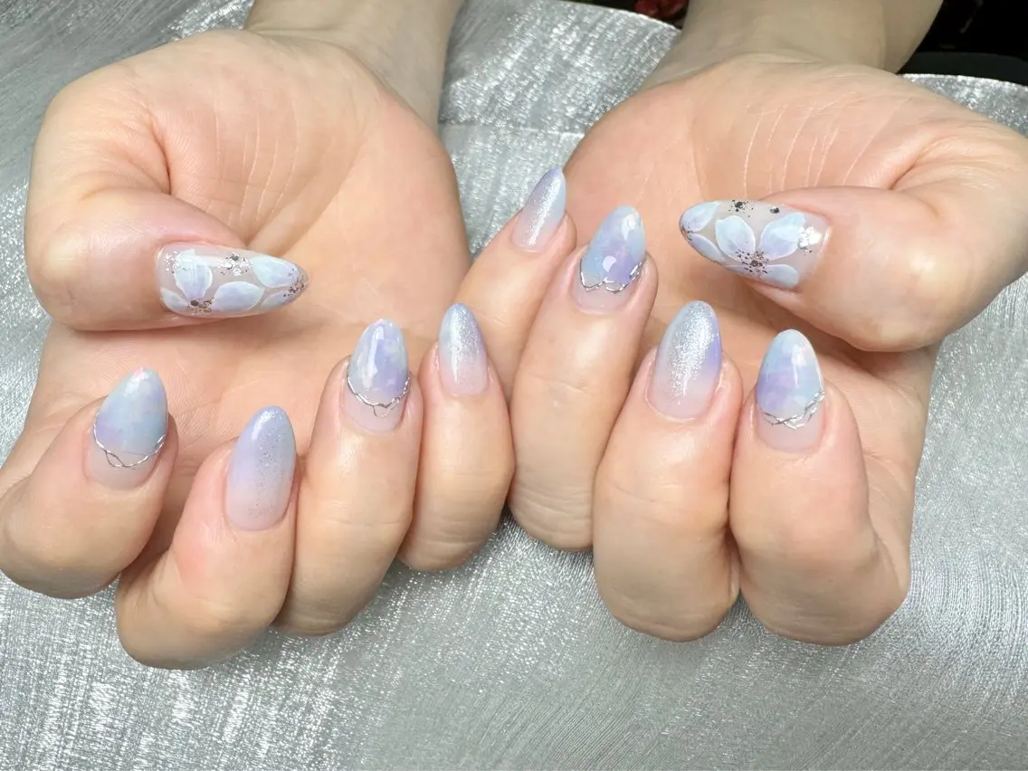 ネイル 持ち込み ハンドネイル ハンドケア 💕Dreamy KIYO💕のネイルデザイン