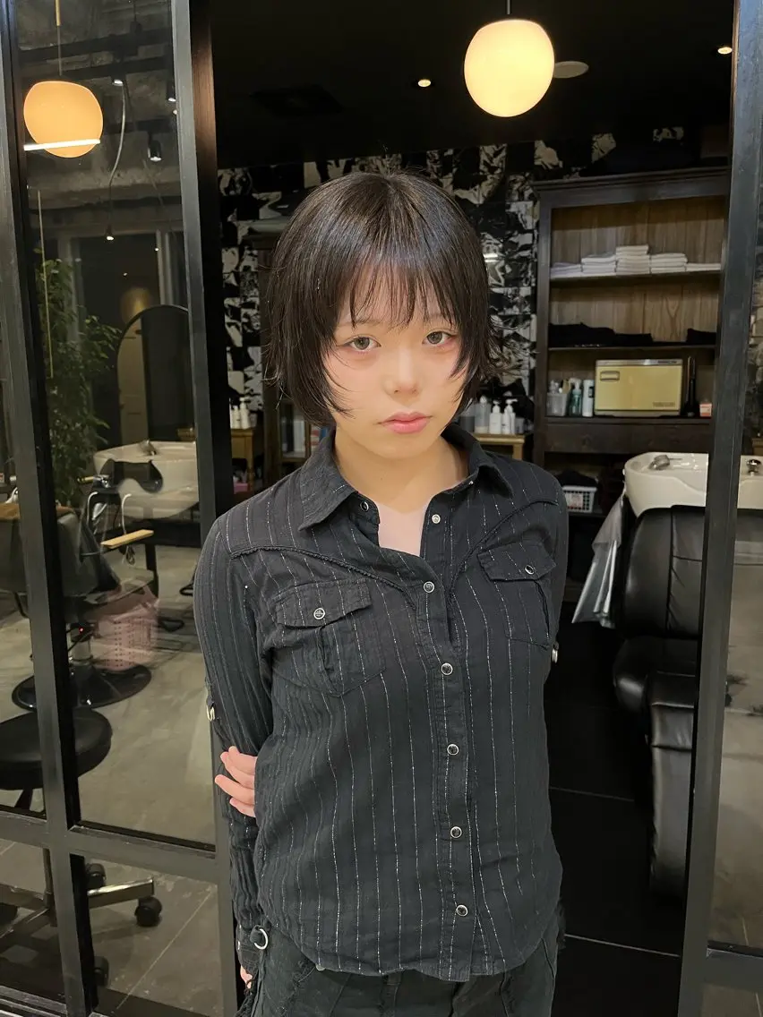 ミディアム 外国人風レイヤー 髪質改善Yukiのヘアスタイル