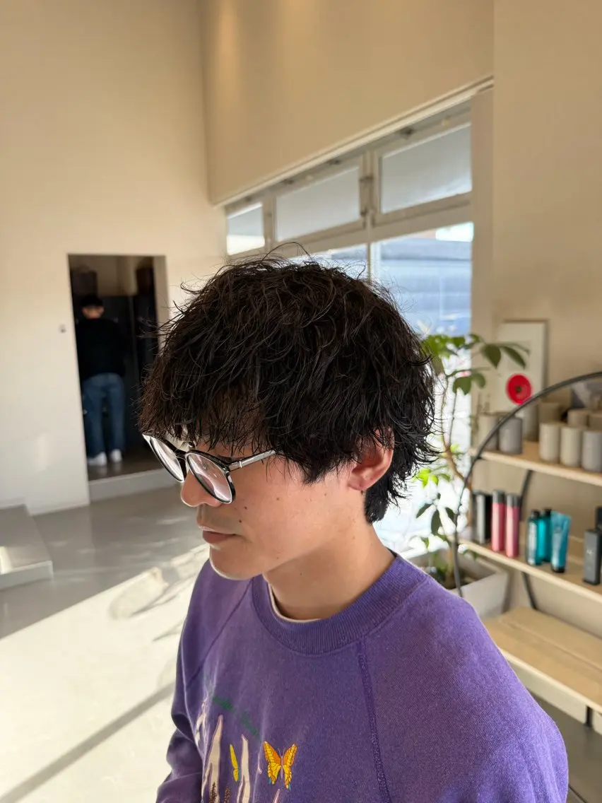 ショート カット パーマ トリートメント ✂️ステレオ知立✂️ 福田拓人⚽️のヘアスタイル
