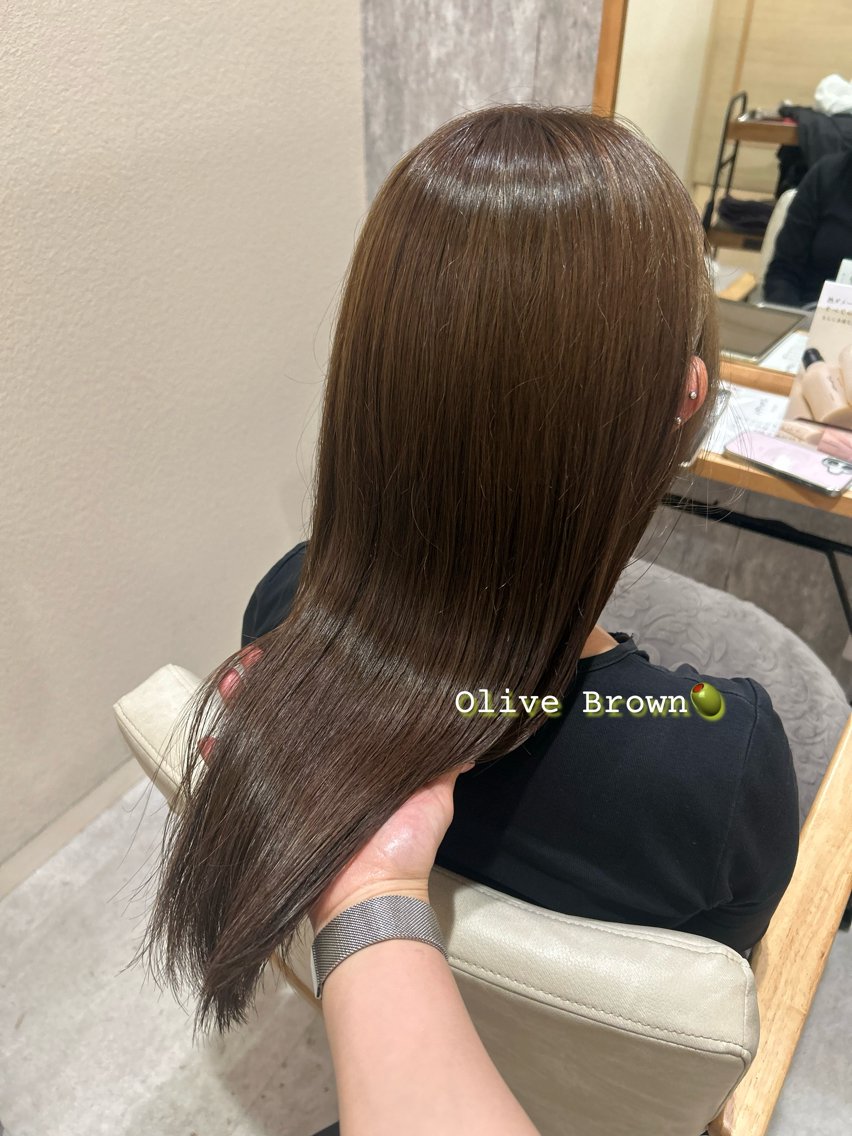 ロング カット ヘアカラー トリートメント HARUNA｜肌映え 💖艶カラーのヘアスタイル