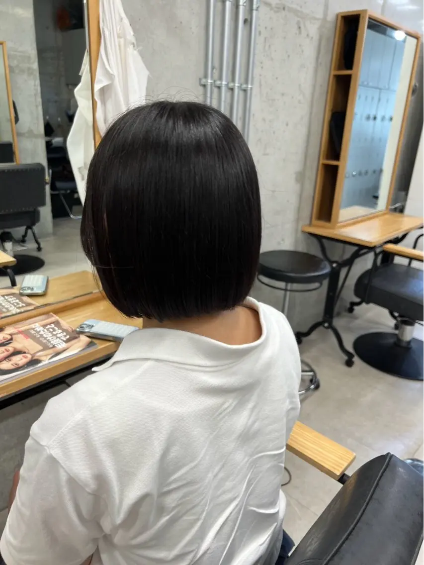 ミディアム 桝谷 琉亜のヘアスタイル