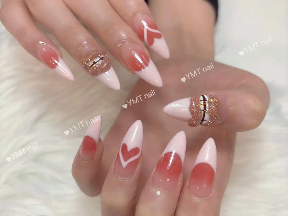 ネイル 長さ出し フットネイル ジェルネイル 韓国ネイル マグネットネイル ハンドネイル Capy Nailのネイルデザイン