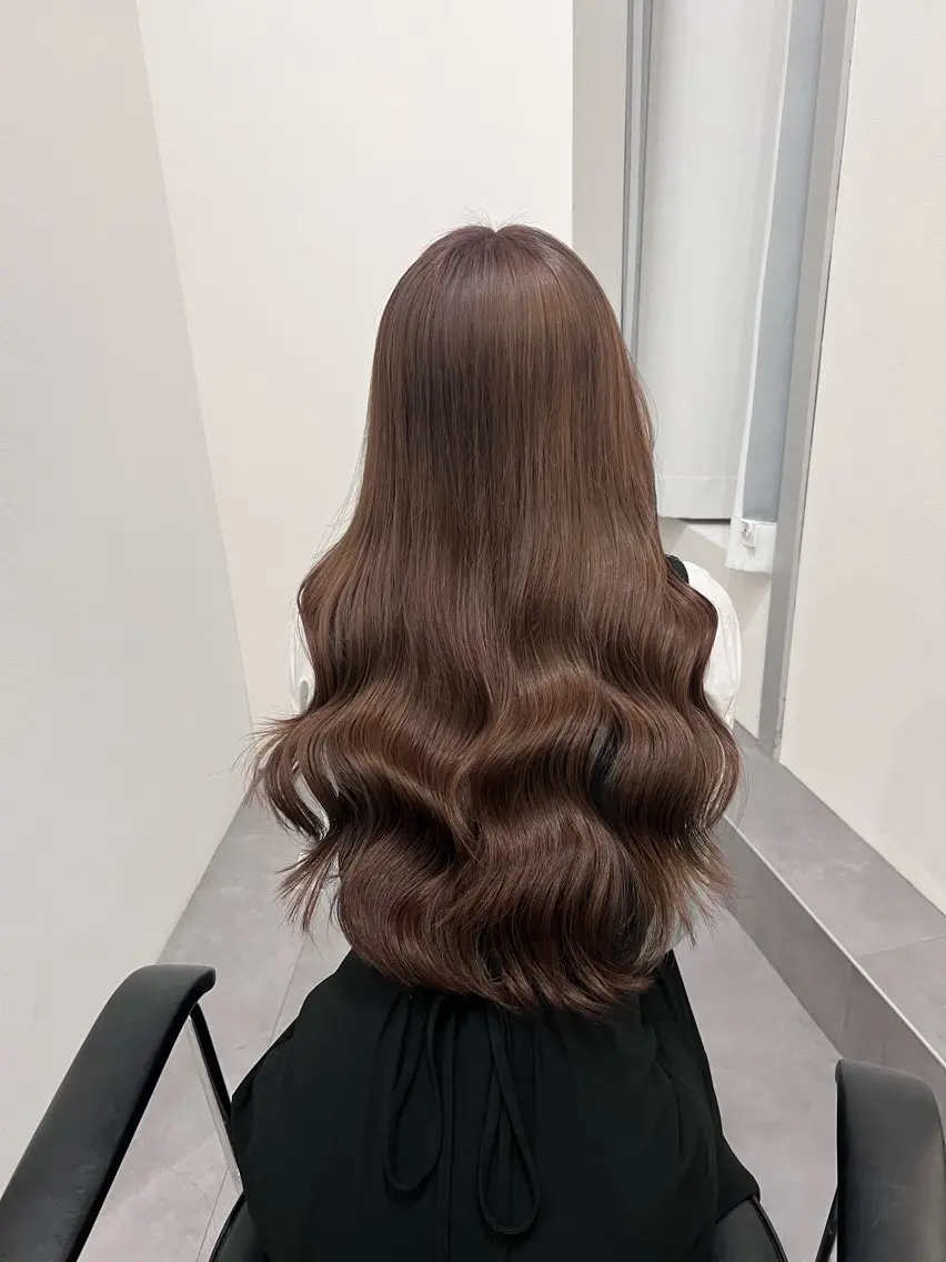 ロング カット ヘアカラー トリートメント しゅういち/赤み消し カラー特化のヘアスタイル
