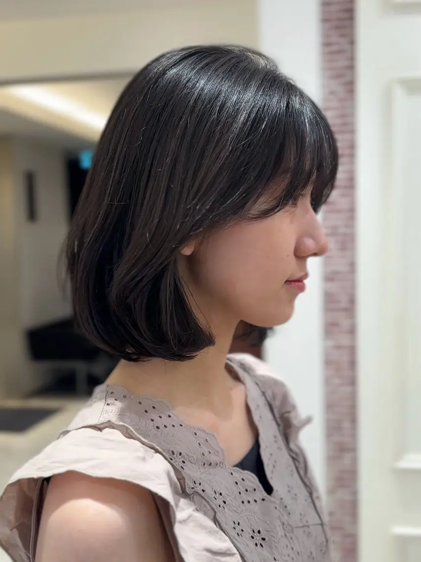 ショート パーマ ボブ タンバルモリ カット パーマ ボブパーマ 🌷ヨシカワハナコのヘアスタイル