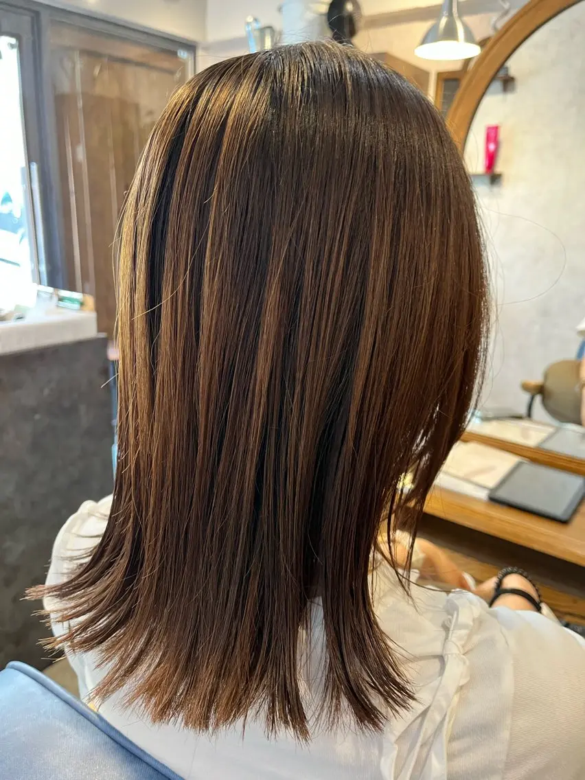ミディアム 佐藤槙哉 サトウシンヤのヘアスタイル