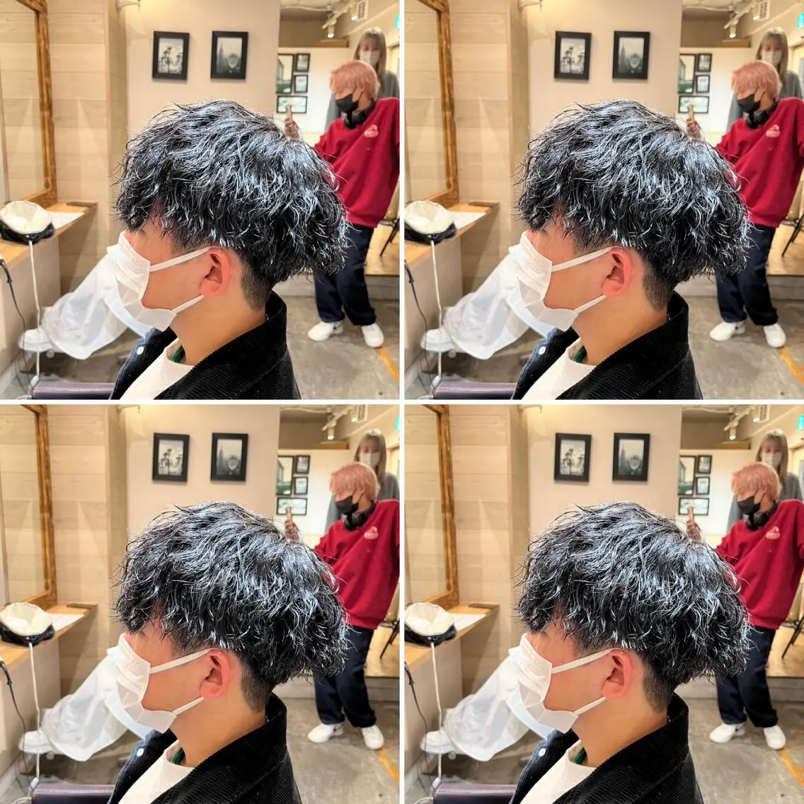 パーマ メンズ カット パーマ トリートメント ヘアセット メンズパーマ特化 望月謙二郎のヘアスタイル