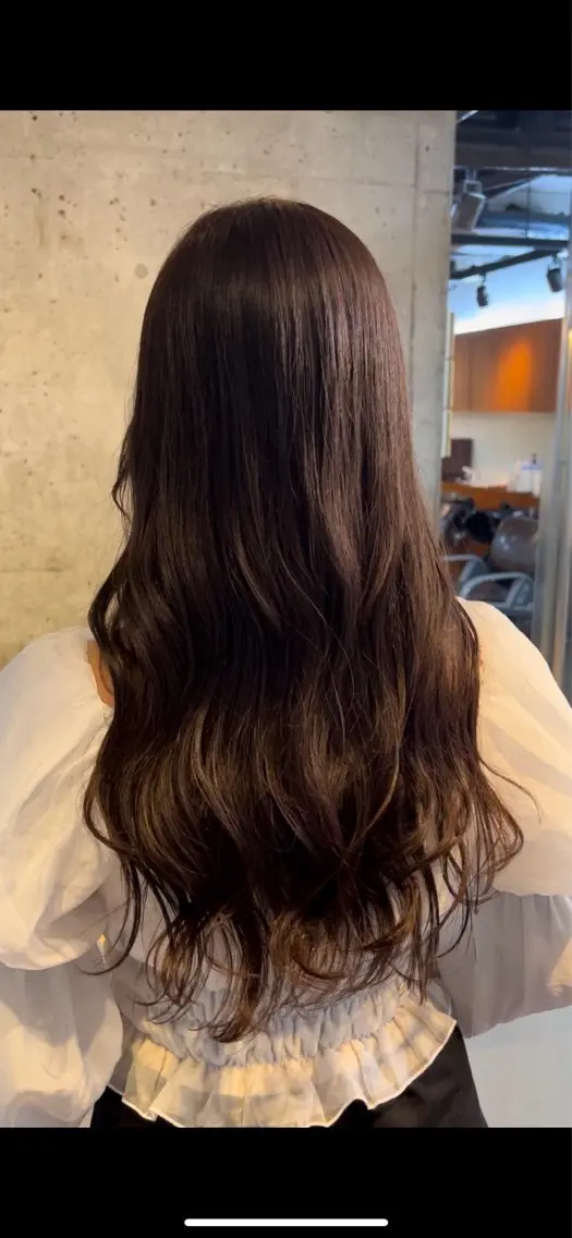 ロング カラー ブラウンカラー ナチュラルブラウン EXCIA三宮 SHUNSEIのヘアスタイル