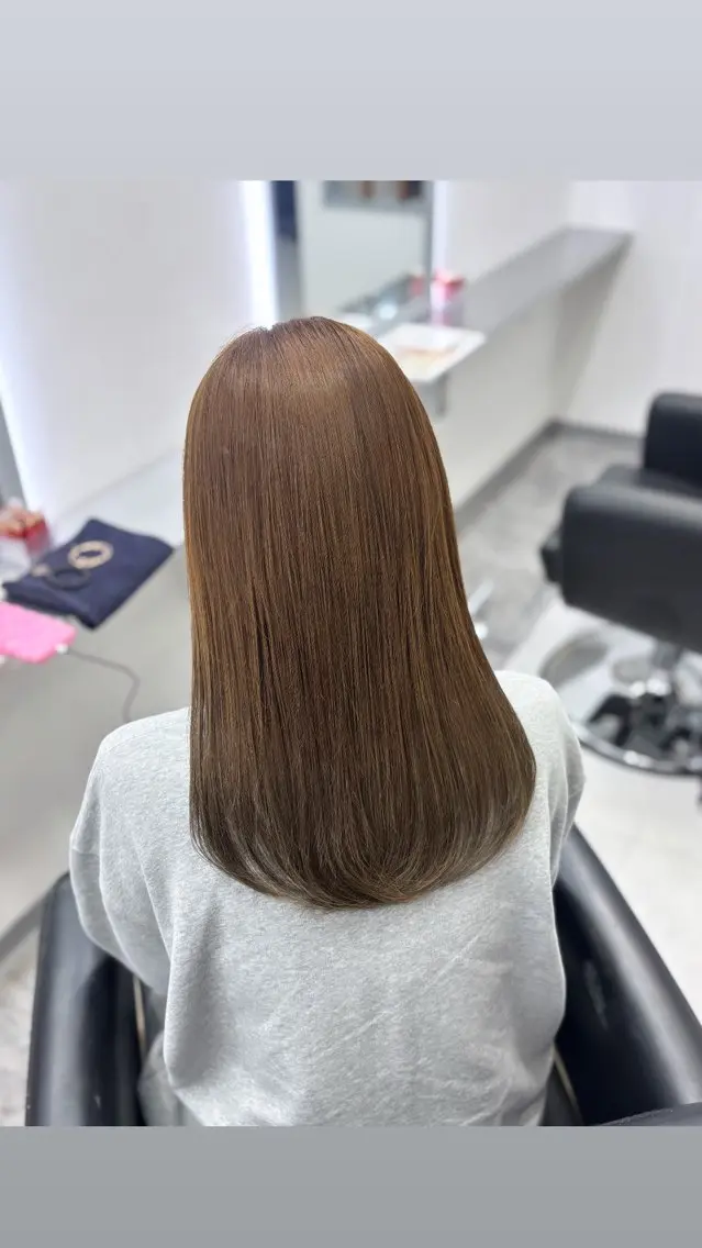 カラー ヘアカラー あやか/心斎橋/ カラーモデル募集中のヘアスタイル