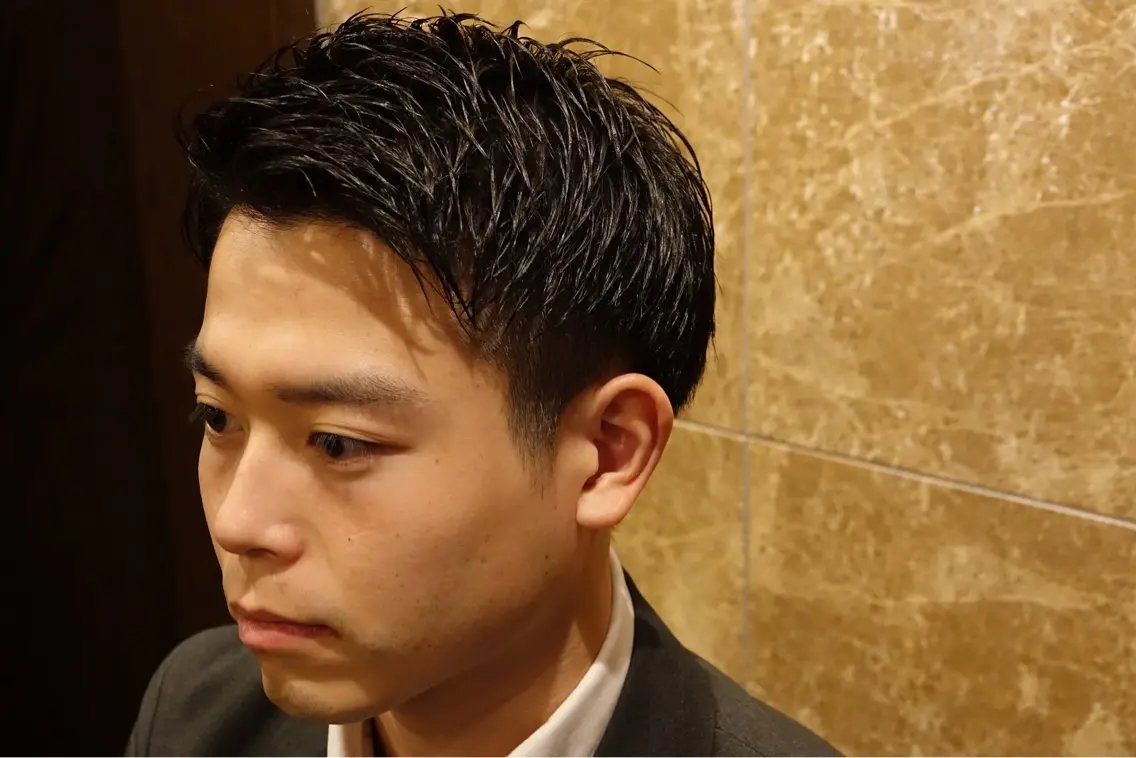 ショート ショートヘア カット 銀座バルビエグラン 角田雅樹（夜限定）のヘアスタイル