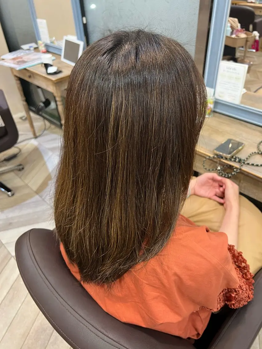 ロング トリートメント 縮毛矯正練習 モデル募集✨️NOAのヘアスタイル