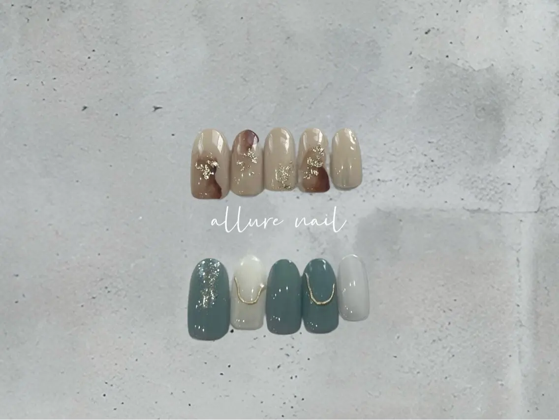 ネイル ハンドネイル ALLURENAIL 🎀Homareのネイルデザイン