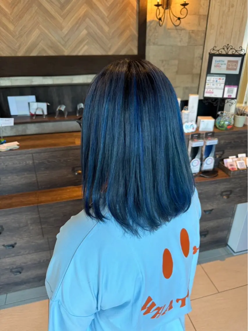 カラー ヘアカラー トリートメント 冨岡 柚希のヘアスタイル