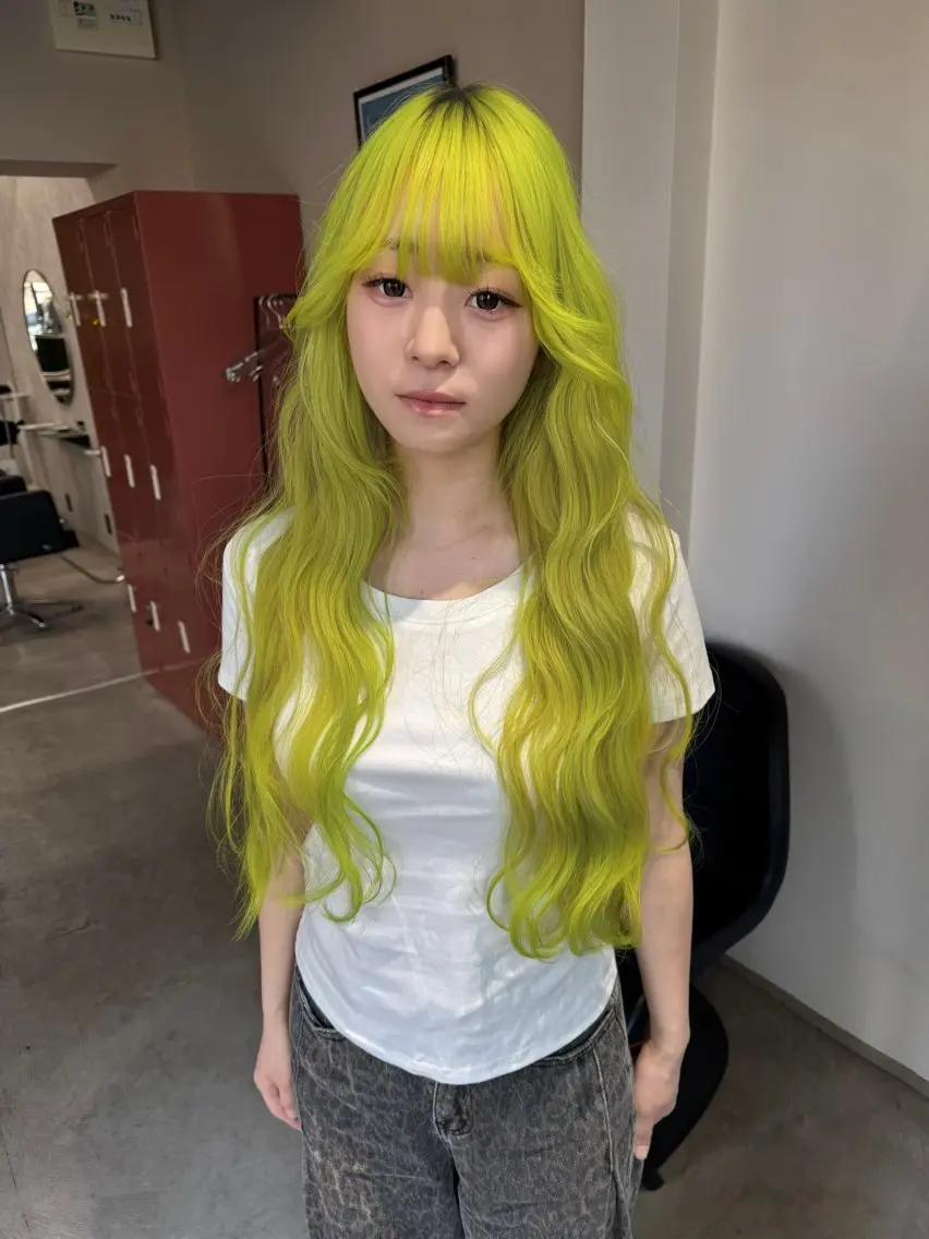 ロング カラー ヘアカラー トリートメント 🧡色落ちまで2度 楽しめる🧡ヨシキのヘアスタイル